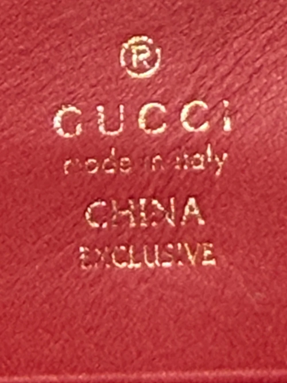 PRE LOVED Auth Gucci GG Supreme Monogram Heart Embroidered Card Case Wallet Red - Picture 4 of 11